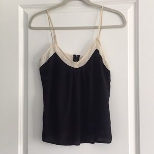 Black and white tank top